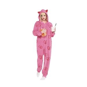 🩷HP🩷 Adult “Birds of Prey” Harley Quinn Heart Break Onesie